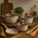 O Jogo de Panelas Premium de 8 peças da linha Ceramic Life Select (Brinox)